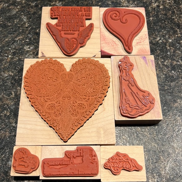 Set of 7 Love and marriage/Wedding stamps - Picture 5 of 5